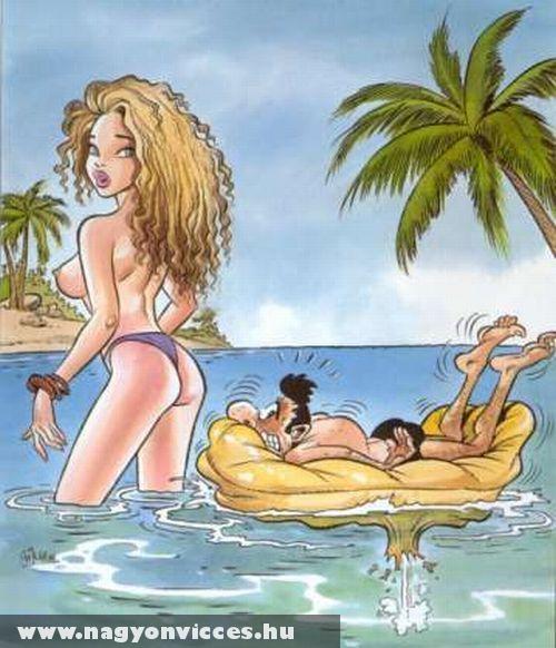 Baleset a strandon